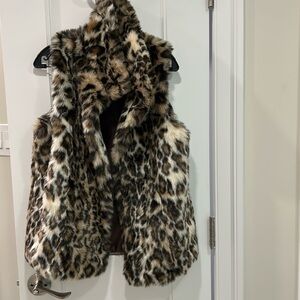 Faux fur vest